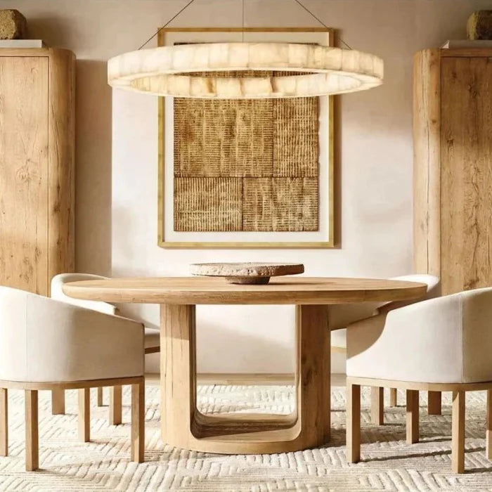 Lustre en albâtre artistique pour salon/chambre