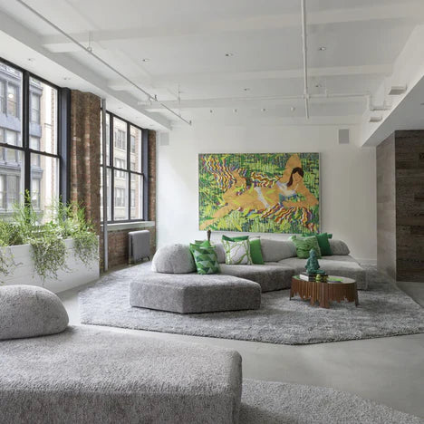 Modern 2/3/4 Modules Curved Rock Corner Sofa