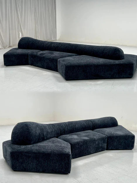 Modern 2/3/4 Modules Curved Rock Corner Sofa