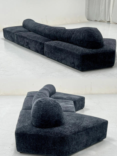 Modern 2/3/4 Modules Curved Rock Corner Sofa