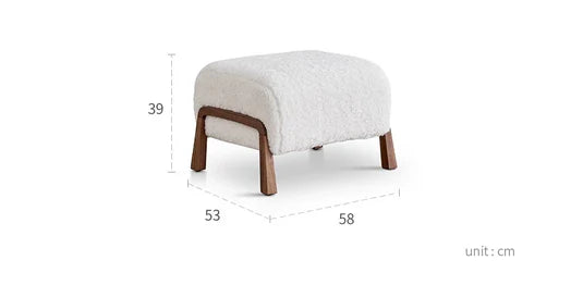 Poltrona singola in stile vintage francese/crema