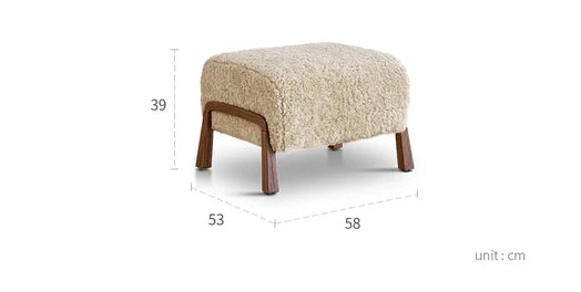 Poltrona singola in stile vintage francese/crema