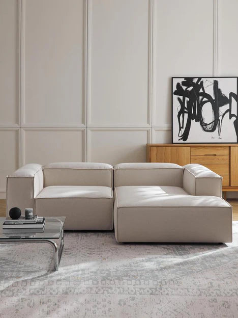 Divano angolare modulare in stile moderno