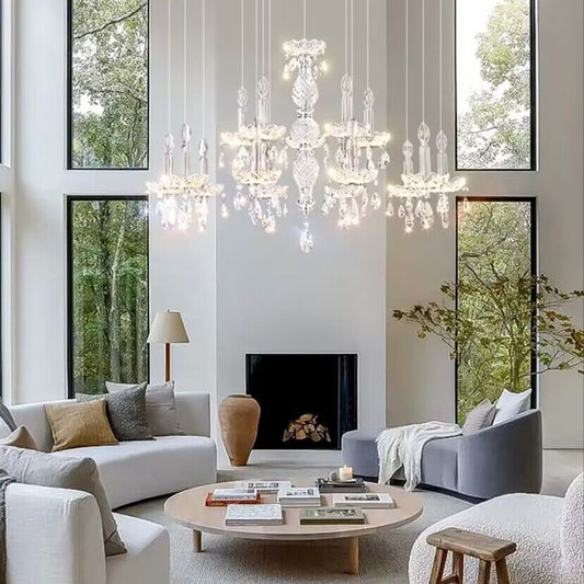 French Light Luxury Crystal Chandelier For Living Room, Dining Room, Bedroom