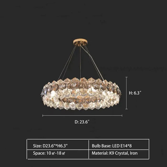 Lustre luxueux en forme de pétales de fleurs, idéal pour un salon, une salle à manger ou une chambre à coucher