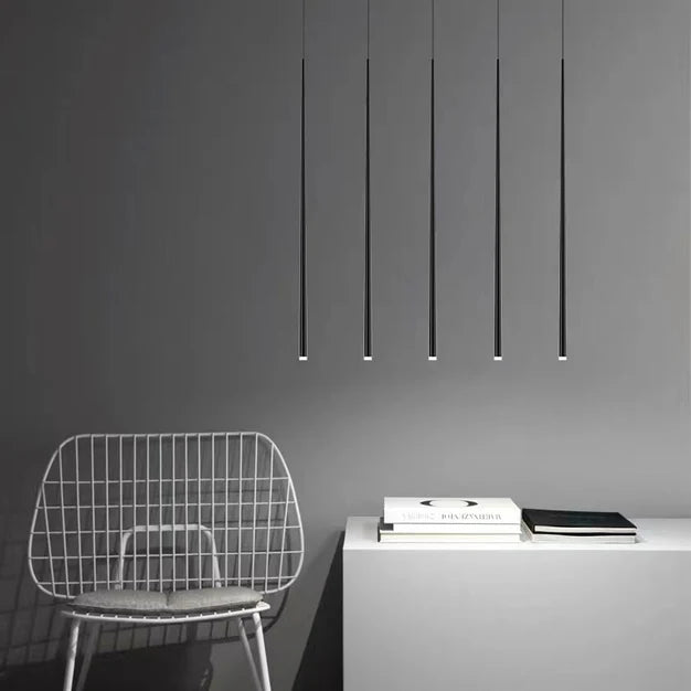 Lustre conique moderne minimaliste pour salle à manger, salon, plafond, duplex ou escalier en colimaçon