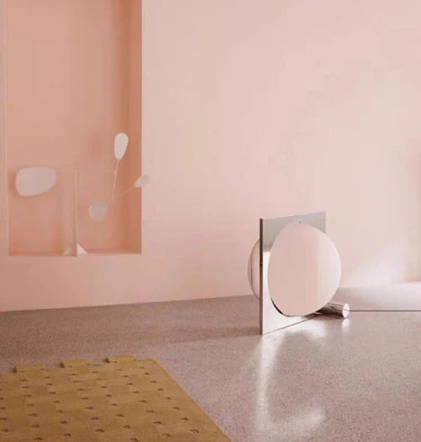 Nuove lampade da terra in acciaio inossidabile a forma di luna, in stile nordico, per soggiorno/camera da letto