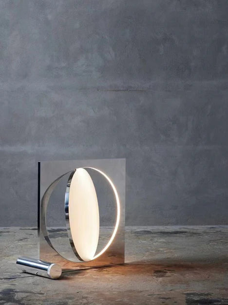 Nuove lampade da terra in acciaio inossidabile a forma di luna, in stile nordico, per soggiorno/camera da letto