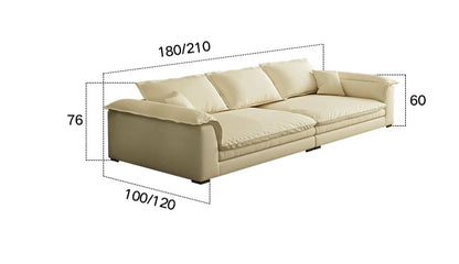 Modern Simple Straight Sectional Sofa