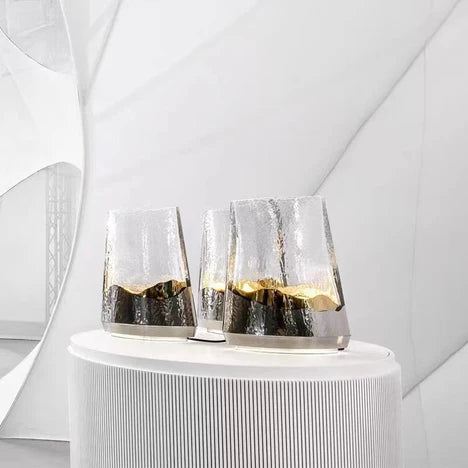 Designer Model Art Lamp Tide Wave Glass Table Lamp for Bedside/Coffee Table/Bar
