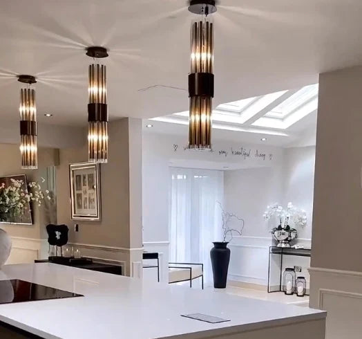 Lucian Tubes Rectangel Chandelier