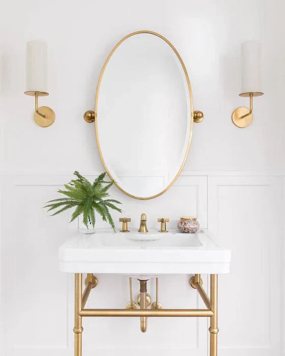 Applique murale minimaliste à abat-jour blancs