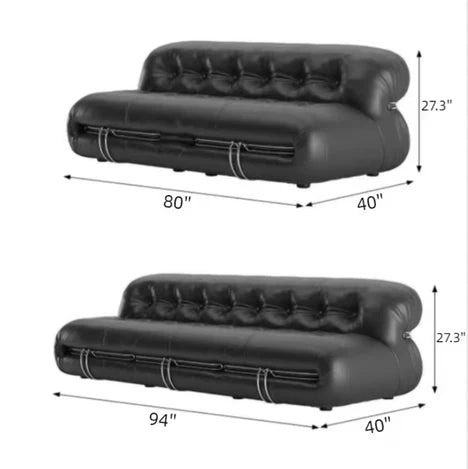 Classic Minimalism Steel Teeth Hippo Sofa