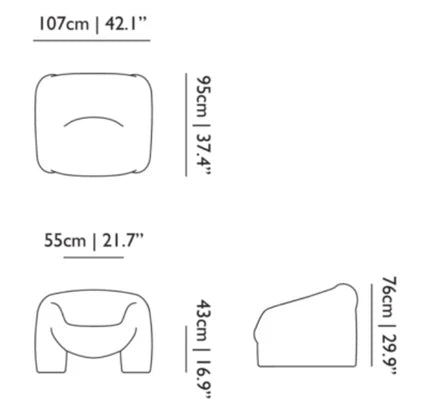 Art Design Petal Armchair