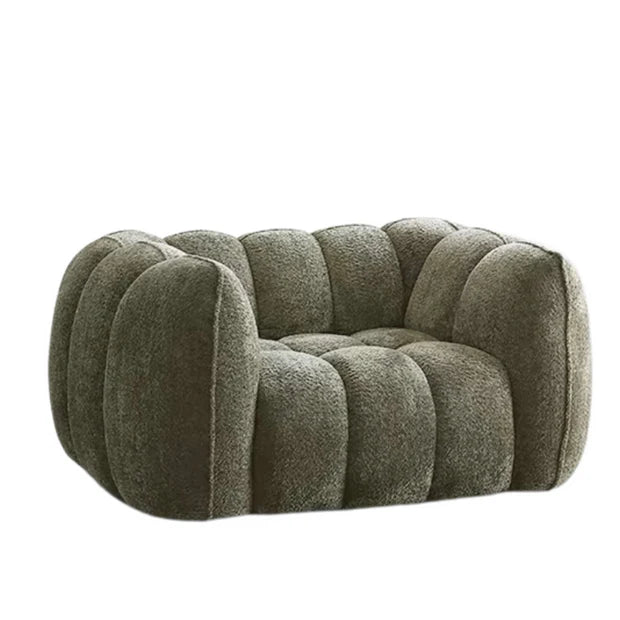 Scandinavian Vintage Fabric Pumpkin Sofa