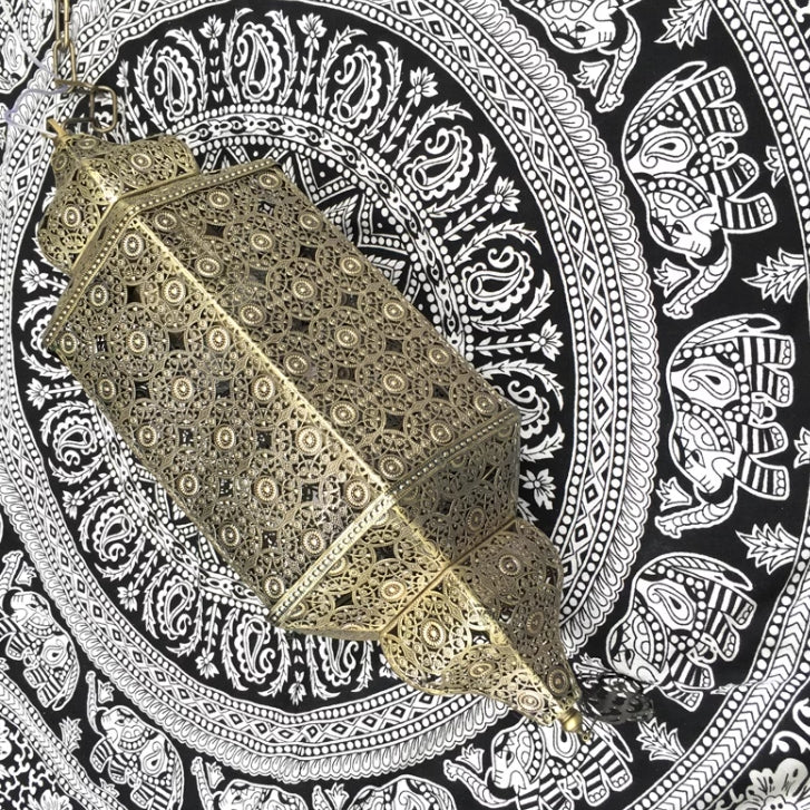 Characteristic Moroccan Hollow Carved Handmade Pendant Chandelier for Bedroom/Dining Room/Cafe/Hotel/Bar B&B