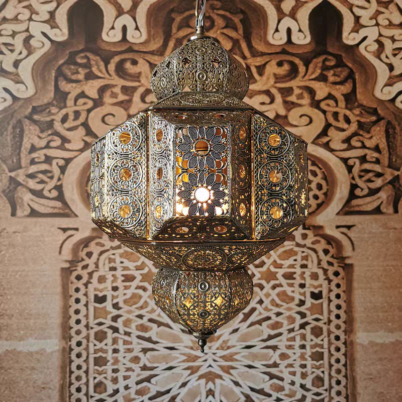 Lampadario a sospensione in ferro dal design retrò e decorativo, per sala da pranzo/soggiorno/camera da letto/ristorante/caffetteria.