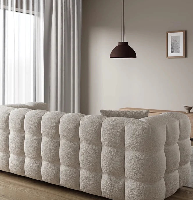 Nordic Marshmallow Bread Fabric Sofa