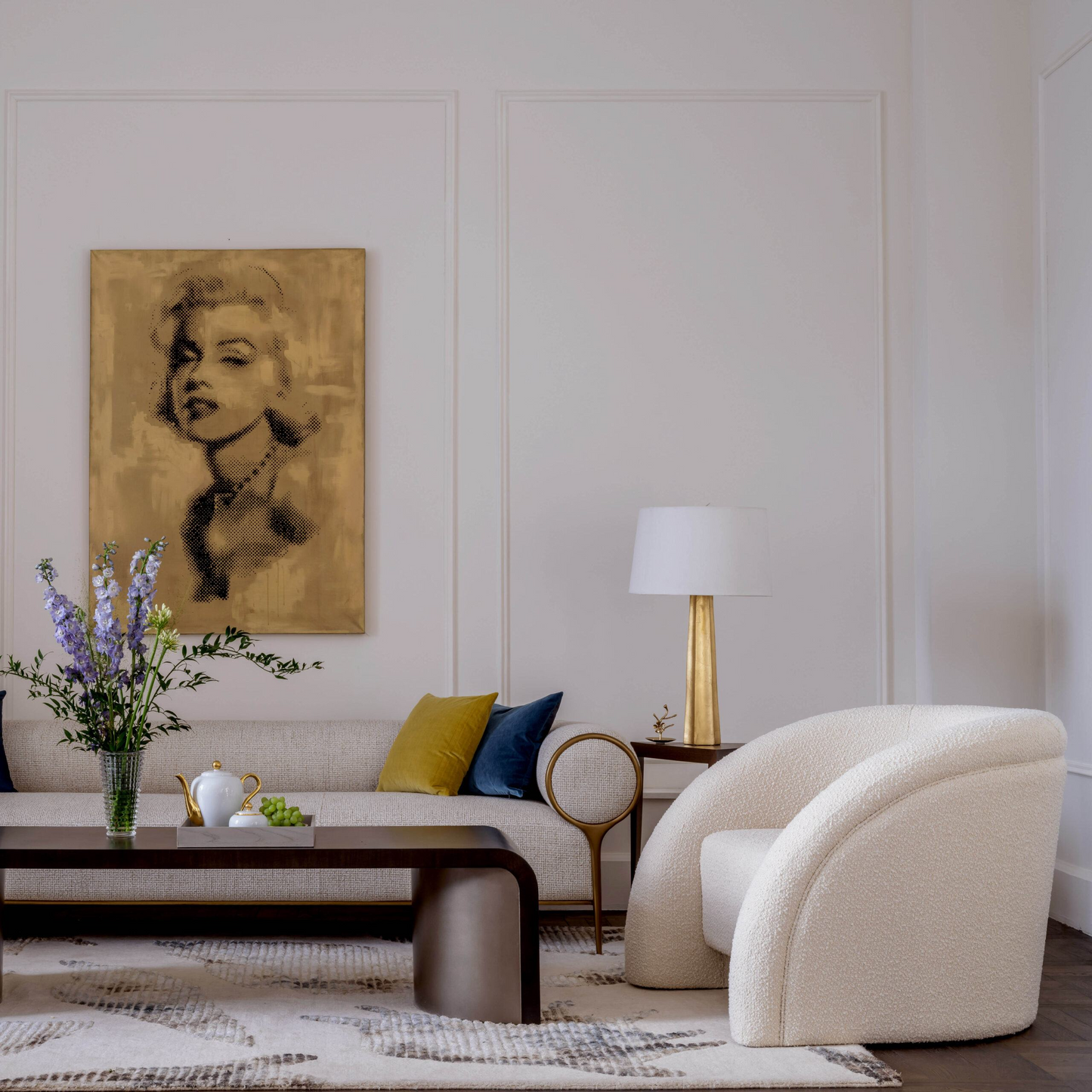 Poltrona moderna Pearl
