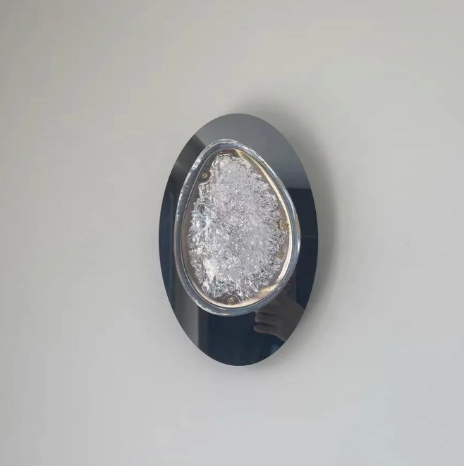 Lampada da parete moderna in pietra acrilica