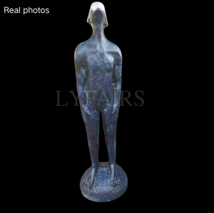 Blue/Black Man Art Sculpture