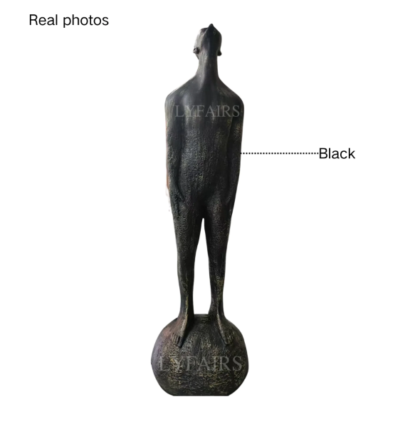 Blue/Black Man Art Sculpture