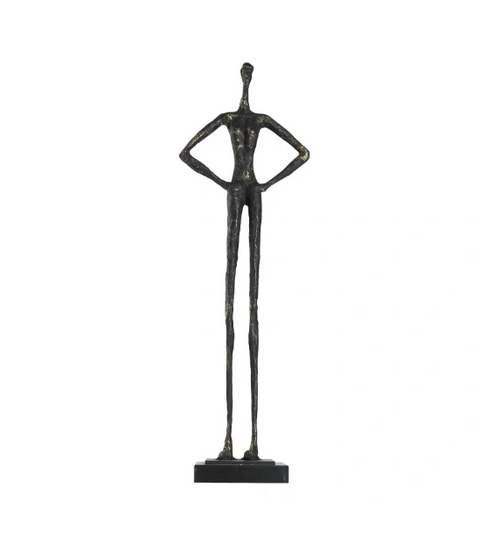 Abstract Hands on Hips Figure 31''Height Statue for Foyer/Living Room/Hall