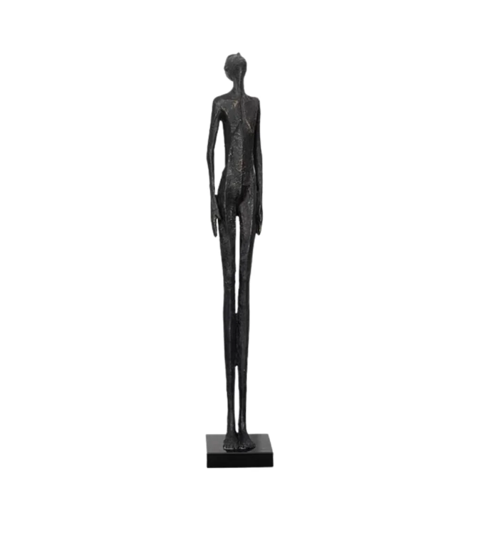 Abstract Upward-Looking Human Sculpture