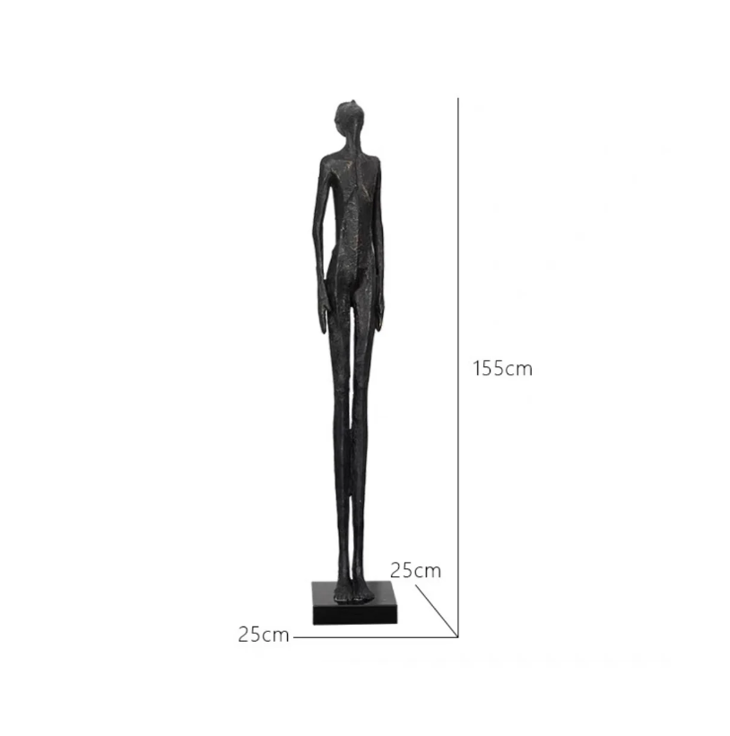 Abstract Upward-Looking Human Sculpture