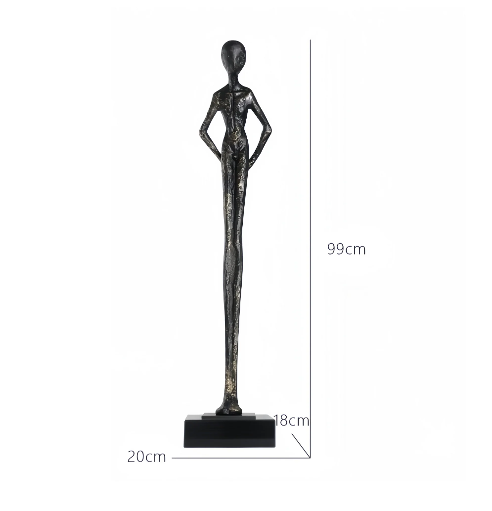 Abstract Hands Behind Back Figure Statue Villa Sculpture for Living Room/Hall/Foyer