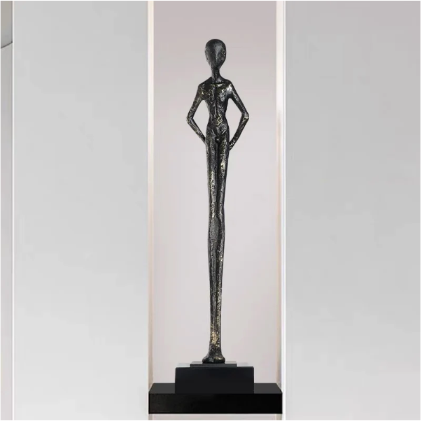 Abstract Hands Behind Back Figure Statue Villa Sculpture for Living Room/Hall/Foyer