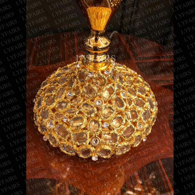 Baroque Revival Crystal Table Lamp with Jewelry-Level Craft and Crystals