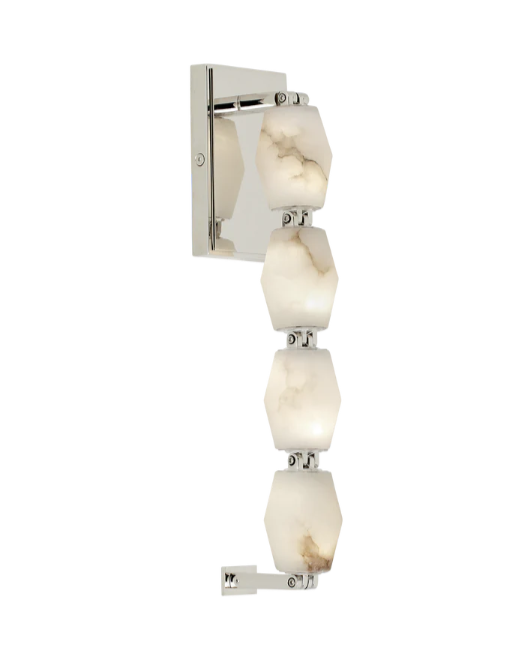 Modern Alabaster Necklace Wall Lamp