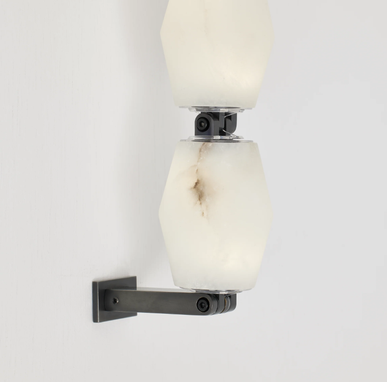 Modern Alabaster Necklace Wall Lamp