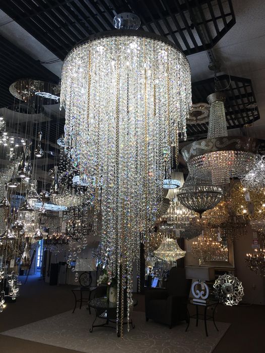 Lampadario moderno di lusso con nappa in cristallo per scale/soggiorno