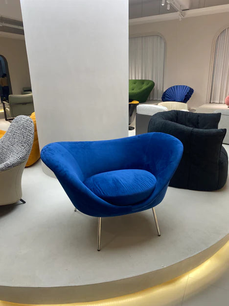 Modern Flannel Accent Chair