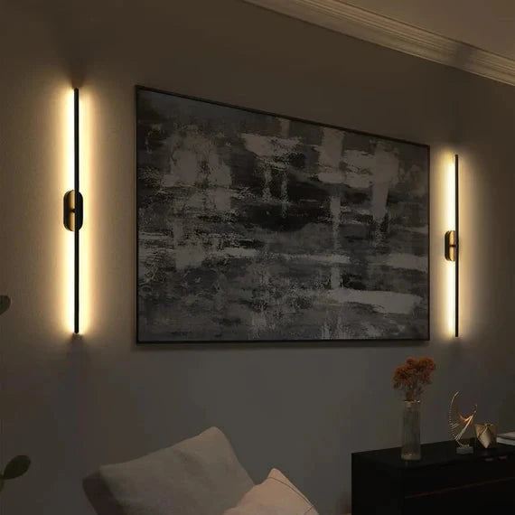 Moderna lampada da parete Smart Strip lunga per soggiorno/comodino