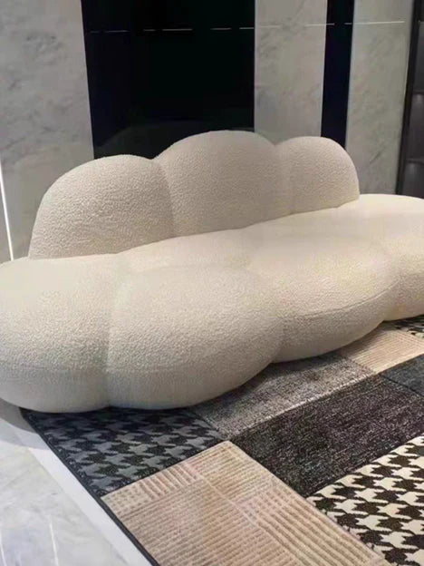 Divano moderno in velluto per soggiorno/camera da letto