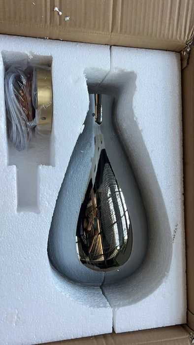 Lampada a sospensione moderna in vetro grigio con cielo stellato per sala da pranzo/bar/isola della cucina