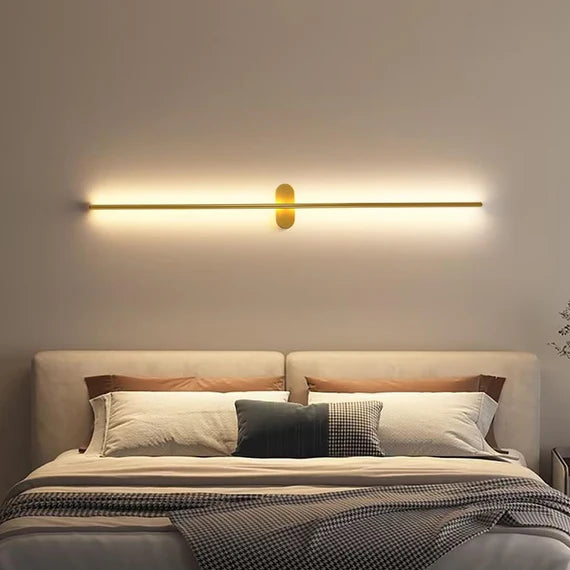 Moderna lampada da parete Smart Strip lunga per soggiorno/comodino