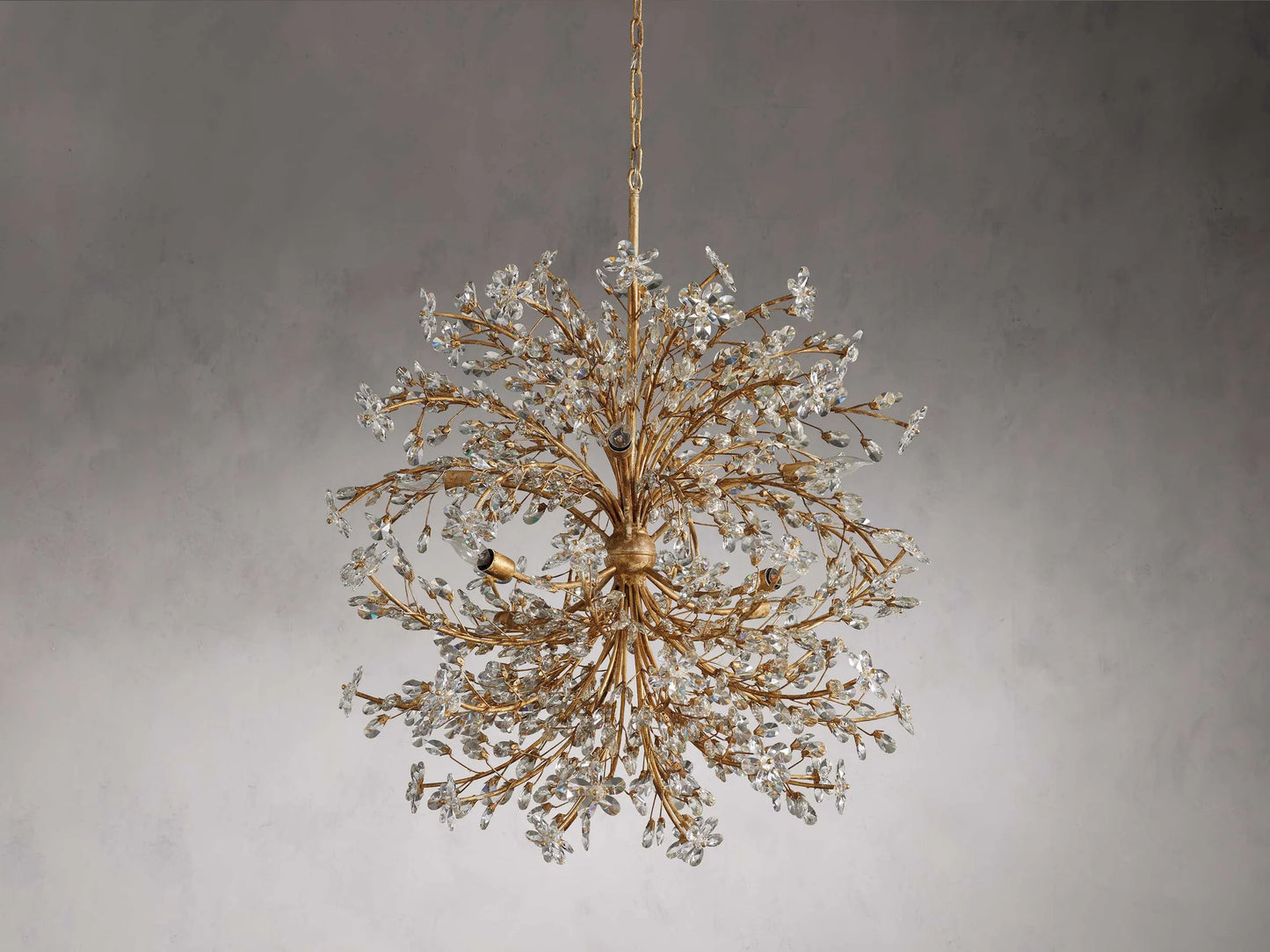 Lustre floral en cristal Art Design pour salon/chambre/salle à manger/îlot de cuisine