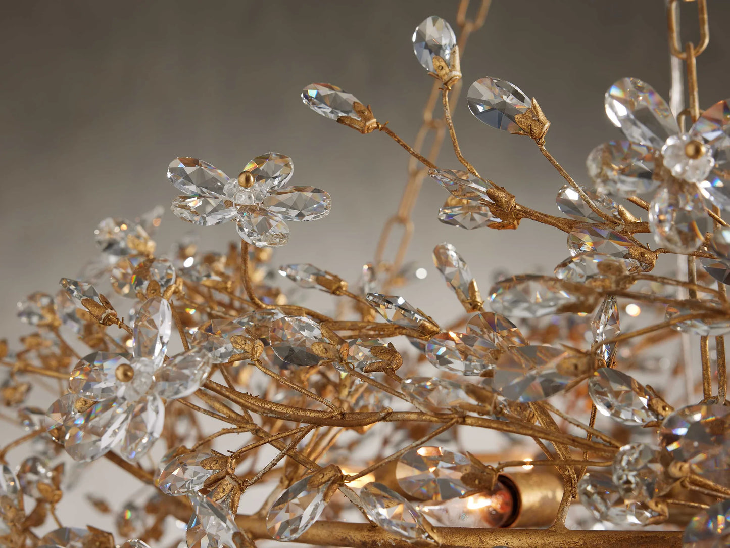 Lustre floral en cristal Art Design pour salon/chambre/salle à manger/îlot de cuisine