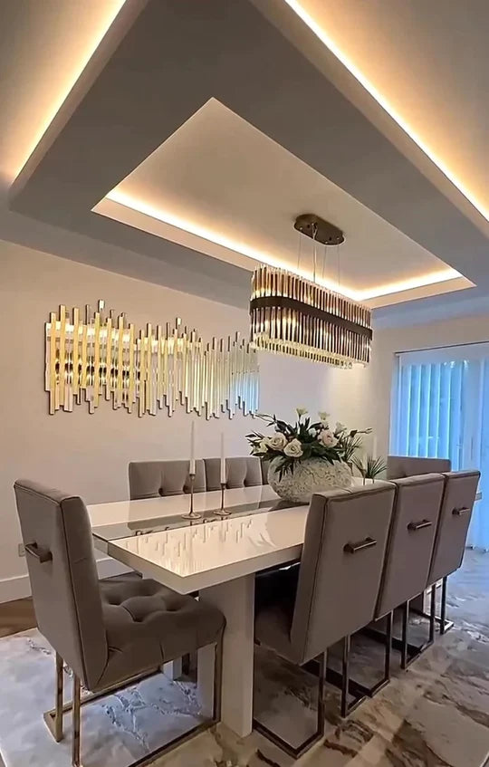 Lucian Tubes Rectangel Chandelier