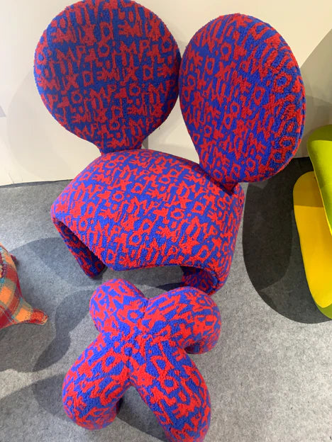 Poltrona divano in pile Teddy irregolare creativo