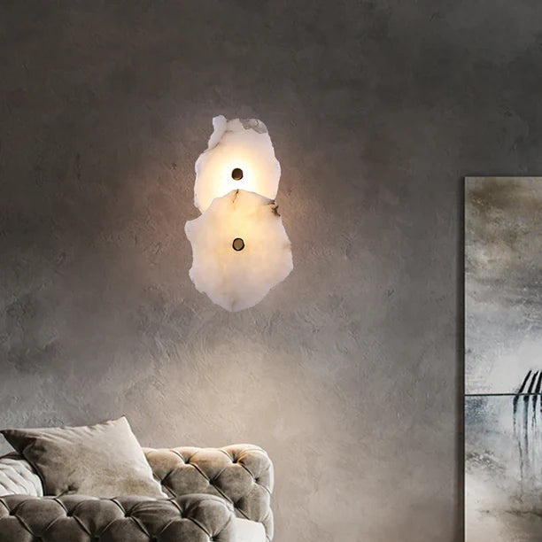 Irregular Marble Wall Sconce