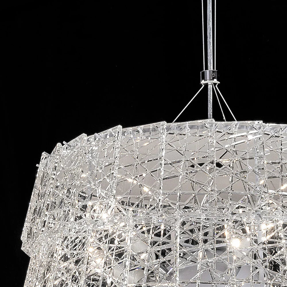 Lampadario di lusso in cristallo di ghiacciaio per soggiorno/camera da letto/sala da pranzo