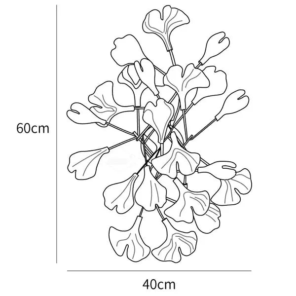 Applique murale moderne Ginkgo