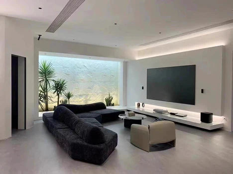 Modern 2/3/4 Modules Curved Rock Corner Sofa