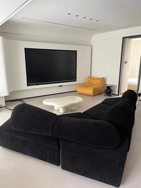 Modern 2/3/4 Modules Curved Rock Corner Sofa