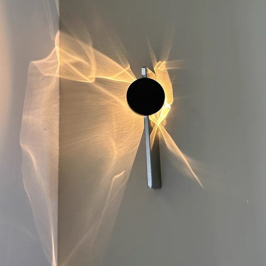 Applique murale d'ambiance rotative Ripple pour chambre à coucher